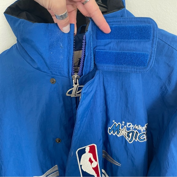 NBA 90’s Vintage Orlando Magic Basketball Eastern Conference Nylon Jacket - Picture 4 of 7
